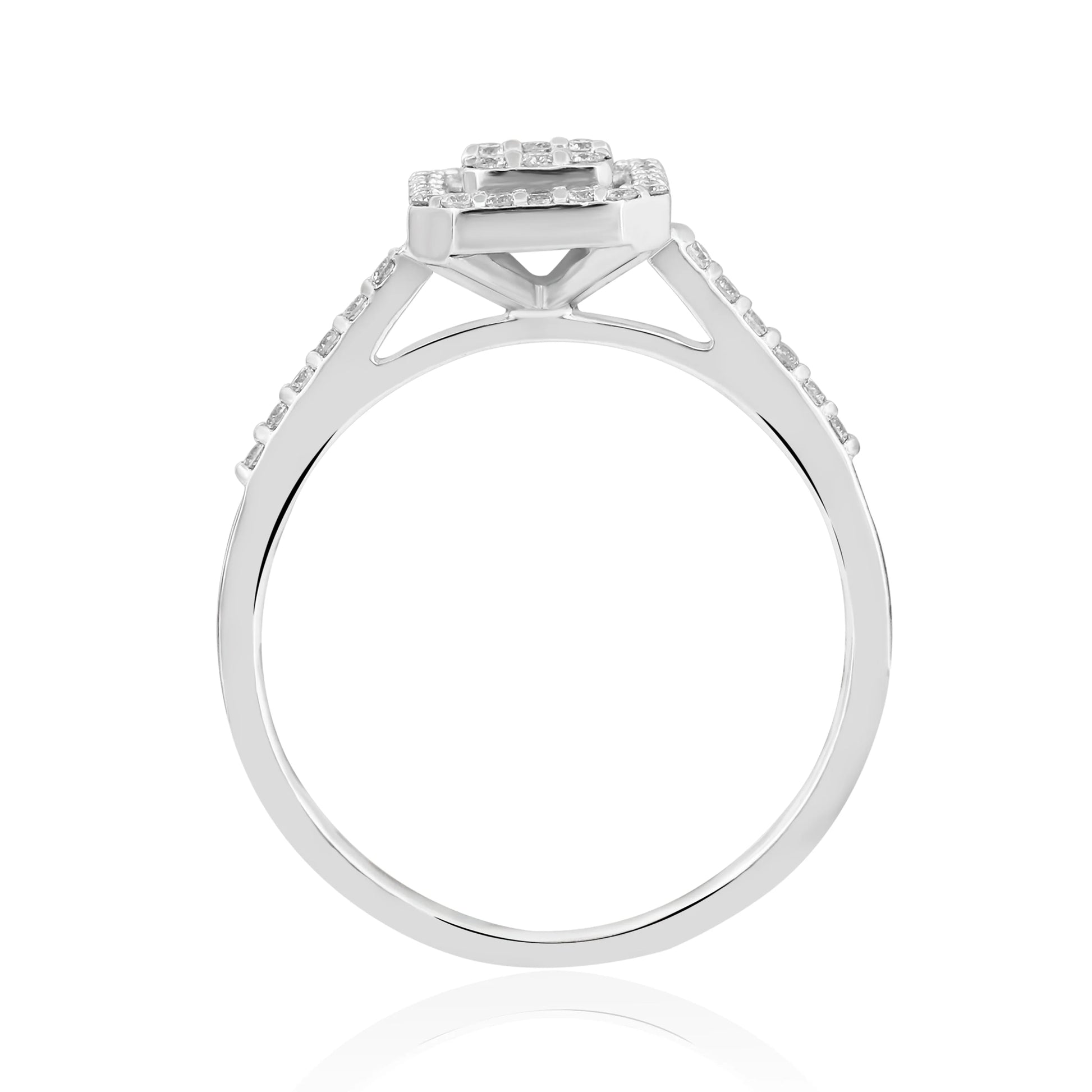 0,32 Karat Baget Pırlanta Yüzük "Feris" - Venta Jewelry