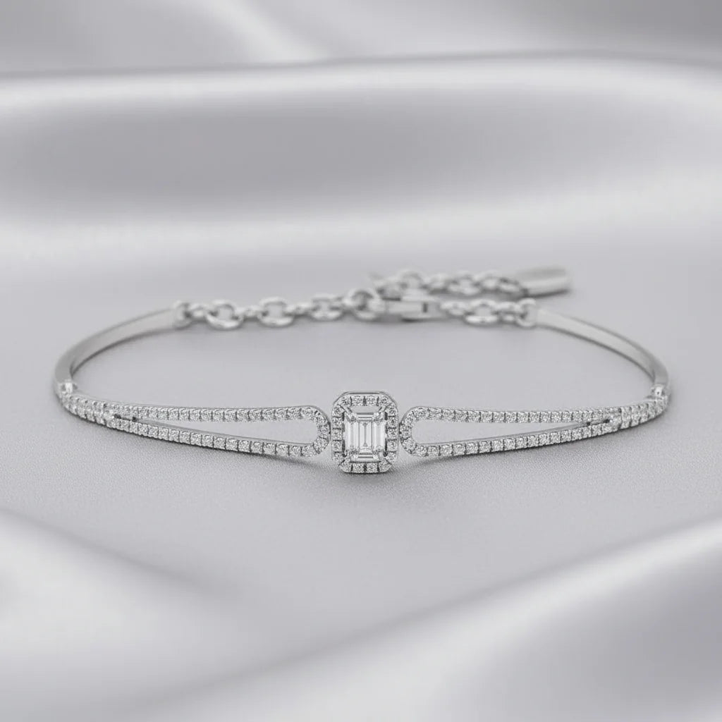 0,33 Karat Baget Pırlanta Bileklik - Venta Jewelry