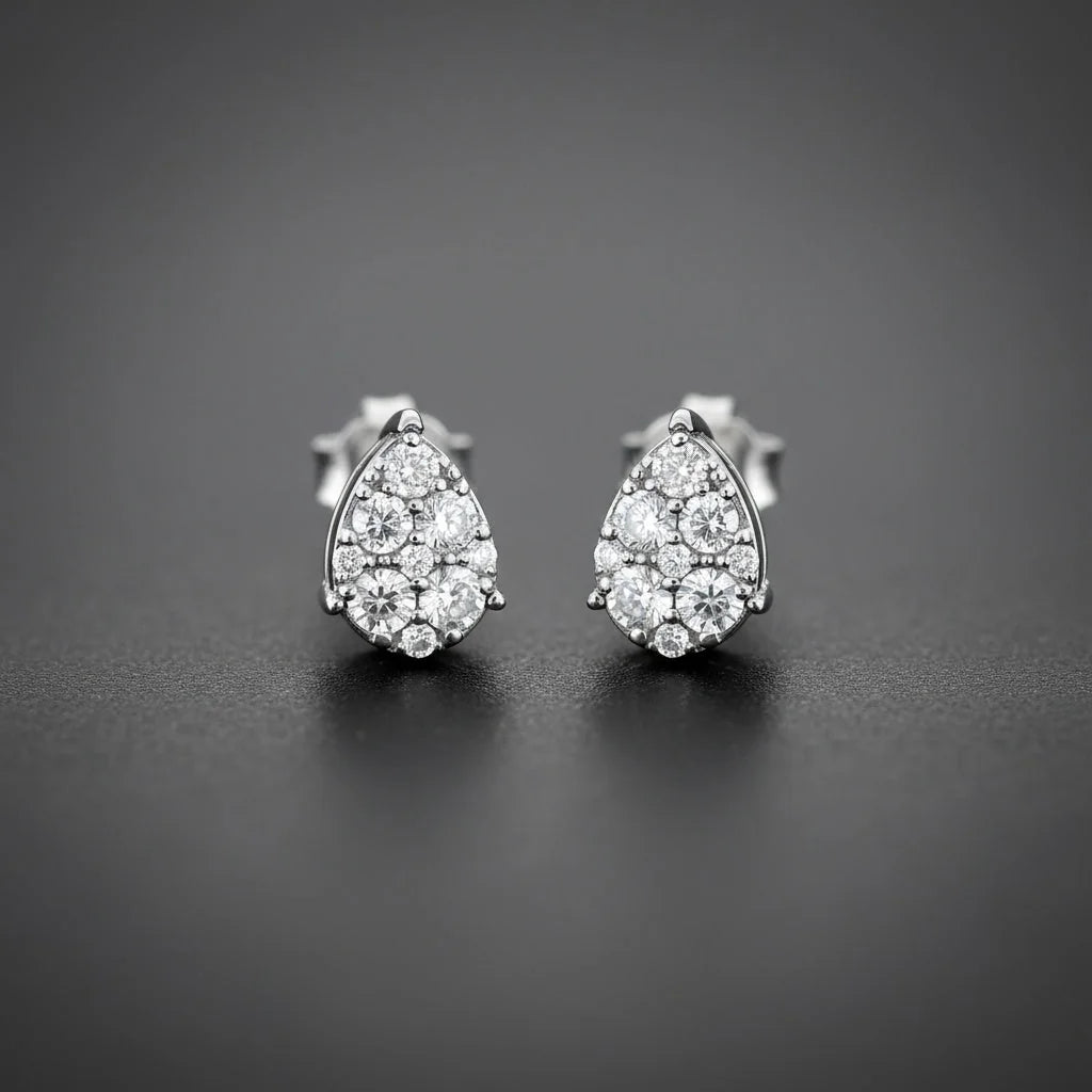 0,33 Karat Coronet Pırlanta Küpe - Venta Jewelry
