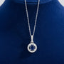 0,37 Karat Pırlanta Safir Kolye - Venta Jewelry