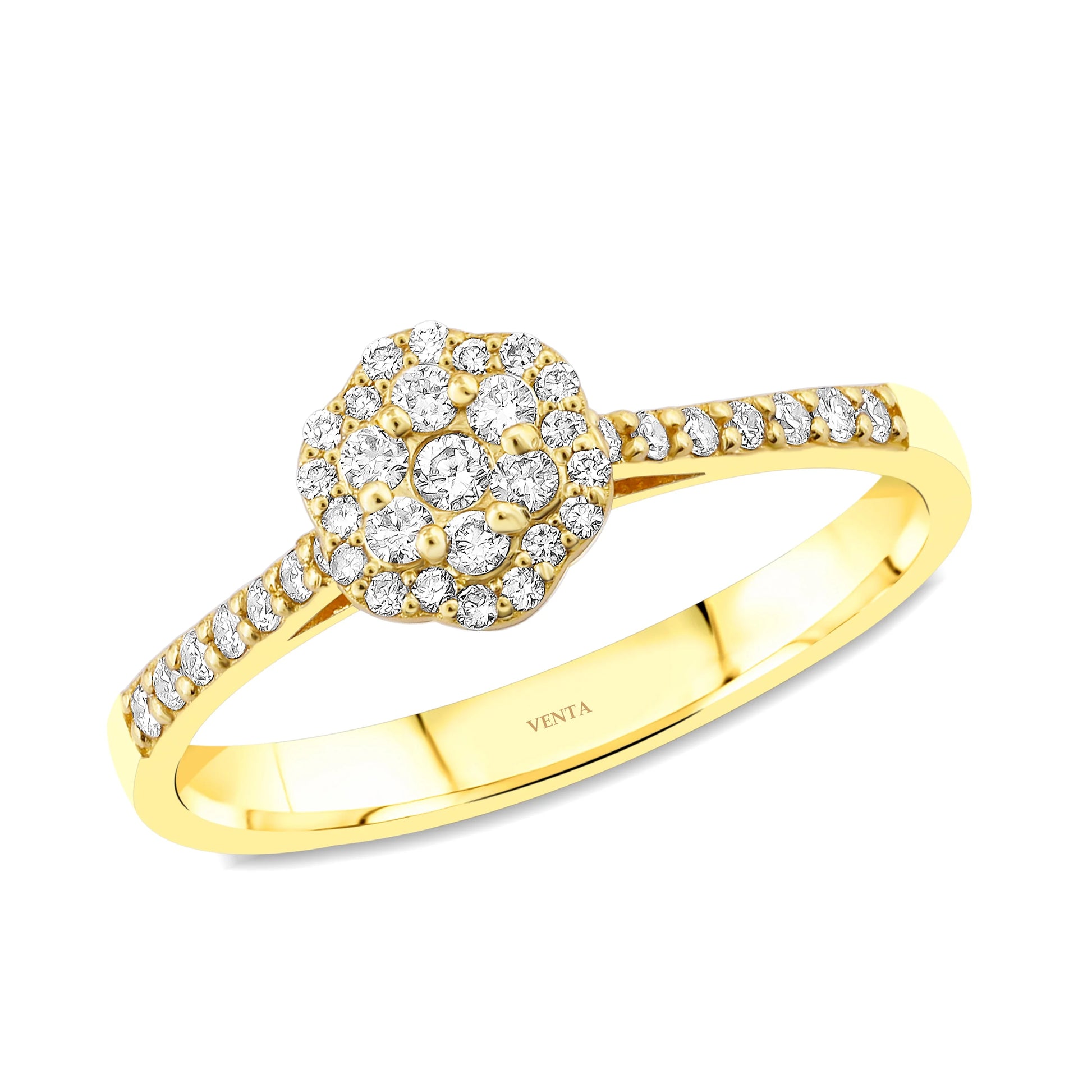 0,38 Karat Coronet Pırlanta Yüzük - Venta Jewelry