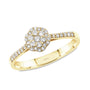 0,38 Karat Coronet Pırlanta Yüzük, F Renk SI - Venta Jewelry