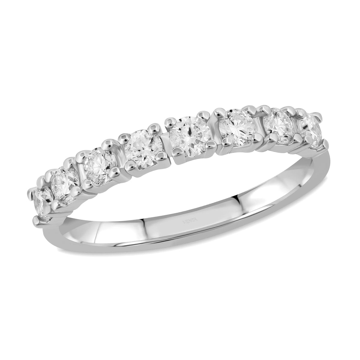 0,40 Karat F Renk Yarımtur Pırlanta Yüzük, F Renk SI - Venta Jewelry
