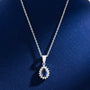 0,41 Karat Pırlantalı Safir Kolye - Venta Jewelry