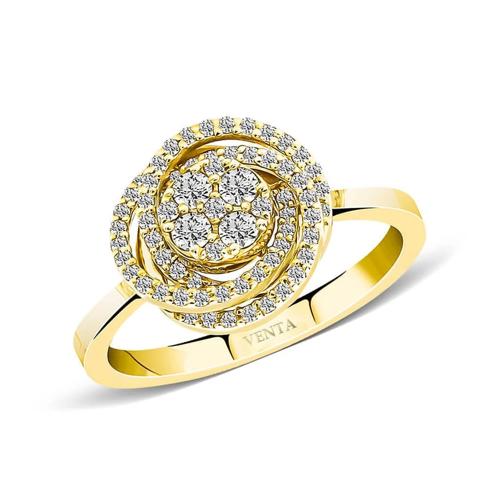 0,43 Karat Pırlanta Yüzük "Leyan" - Venta Jewelry