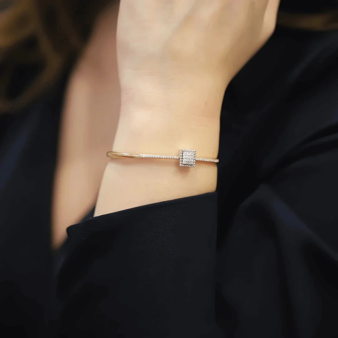 0,43 Karat Tasarım Pırlanta Bileklik - Venta Jewelry