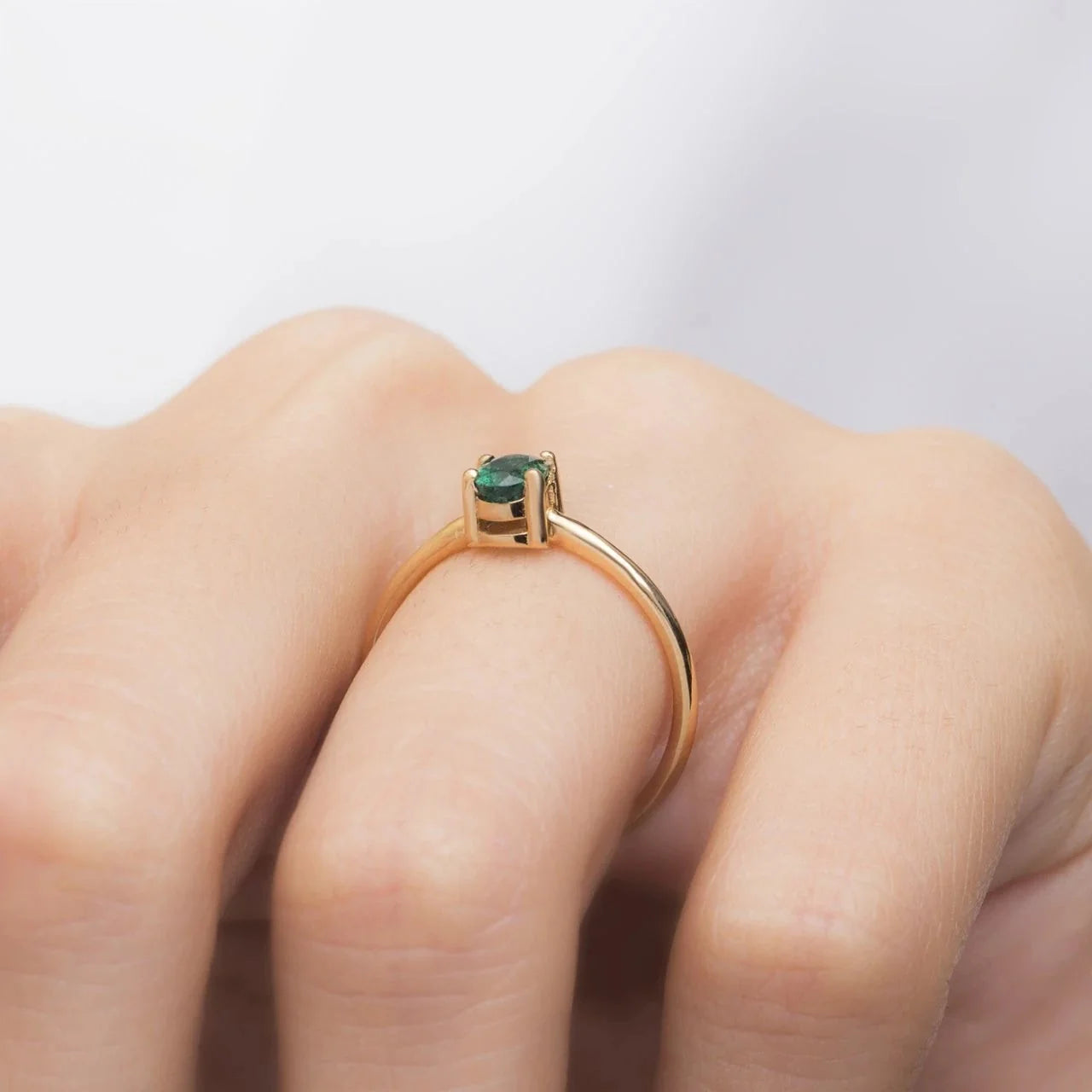 0,45 Karat Zümrüt Yüzük - Venta Jewelry