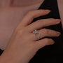 0,50 Karat Tasarım Baget Pırlanta Yüzük "Ilım" - Venta Jewelry