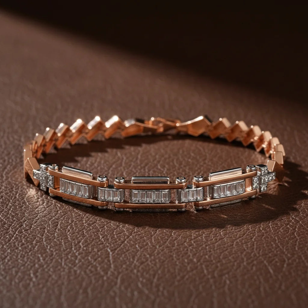 0,50 Karat Tasarım Pırlanta Bileklik - Venta Jewelry
