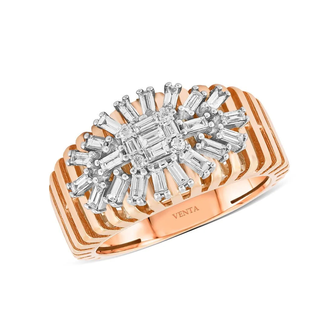 0,53 Karat Tasarım Pırlanta Yüzük - Venta Jewelry