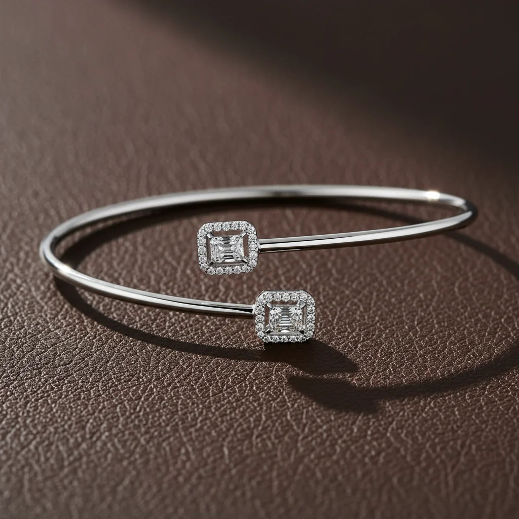 0,58 Karat Baget Pırlanta Bileklik "Pendanza" - Venta Jewelry