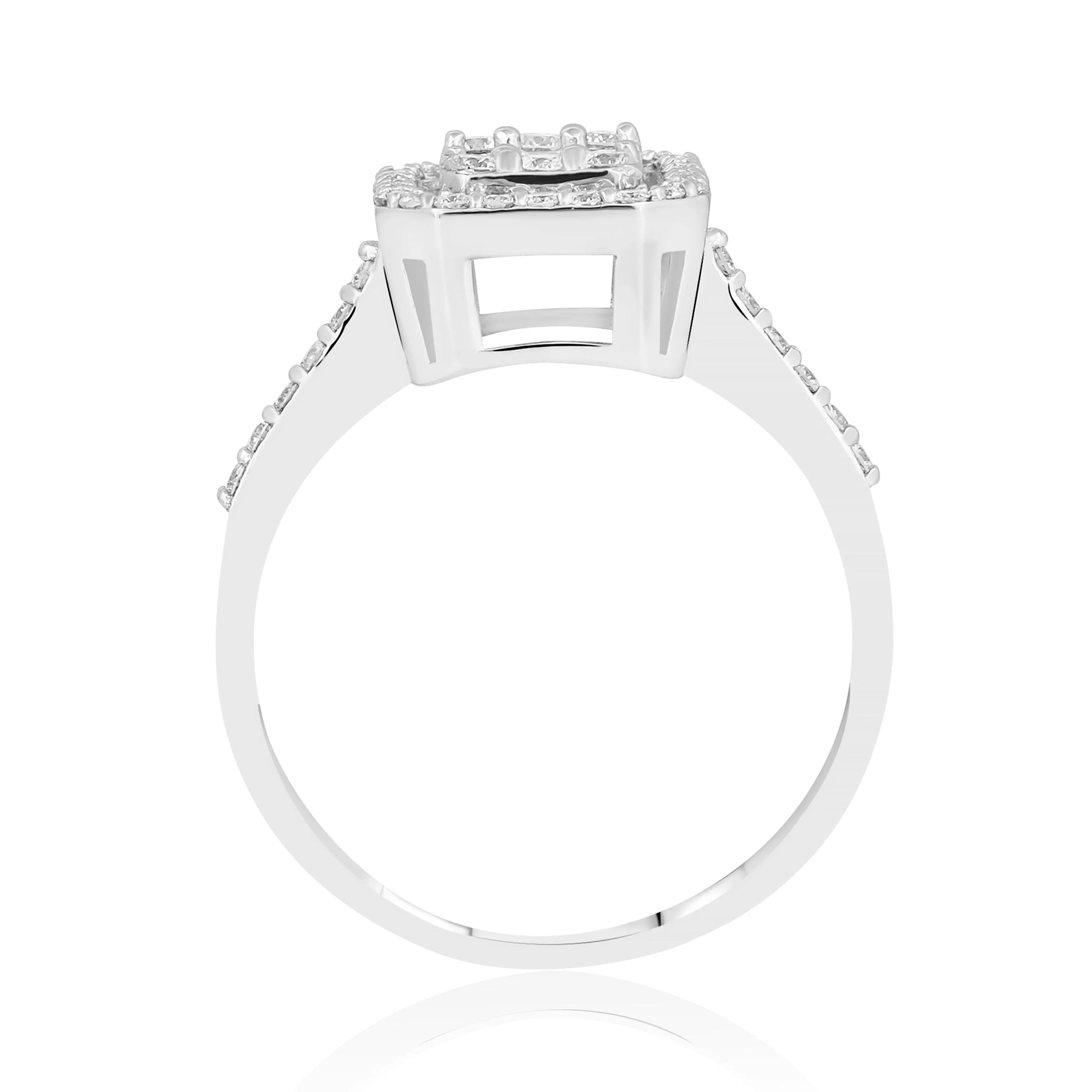 0,60 Karat Baget Pırlanta Yüzük "Efza" - Venta Jewelry