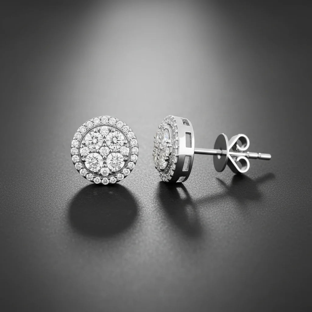 0,65 Karat Coronet Pırlanta Küpe "Mond" - Venta Jewelry