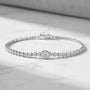 0,66 Karat Su Yolu Pırlanta Bileklik, F Renk SI - Venta Jewelry