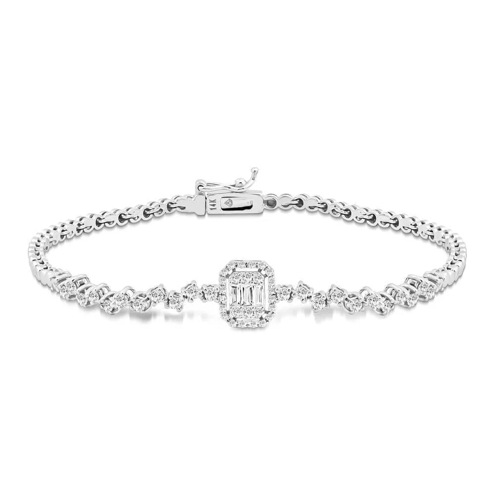 0,67 Karat Baget Pırlanta Bileklik - Venta Jewelry