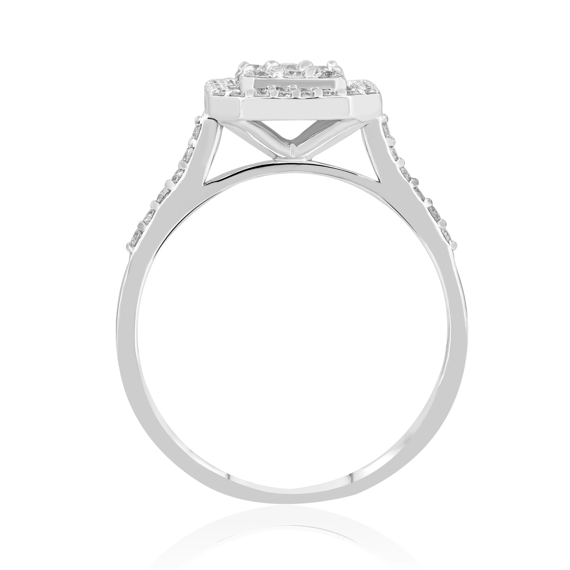 0,67 Karat Baget Pırlanta Yüzük "Feris" - Venta Jewelry