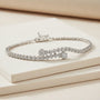 0,69 Karat Pırlanta Bileklik, F Renk SI - Venta Jewelry