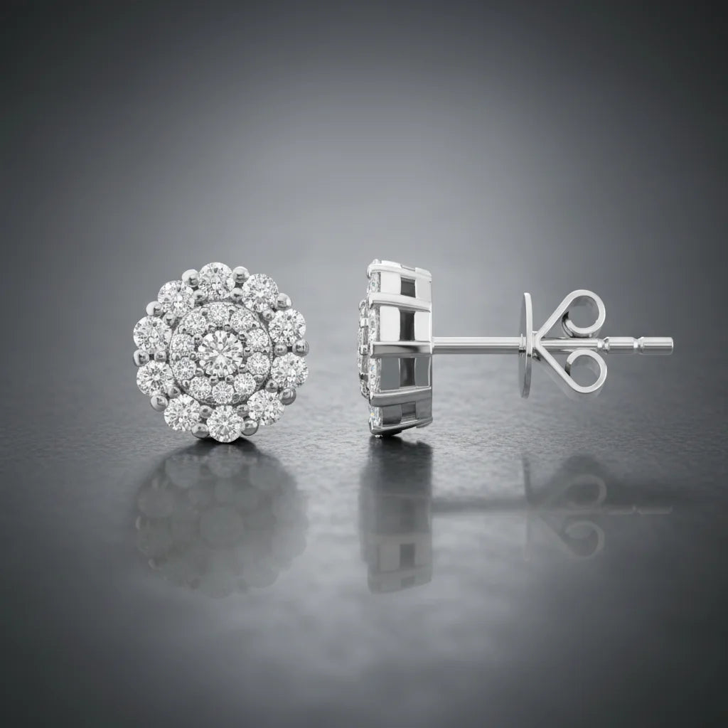 0,71 Karat Coronet Pırlanta Küpe "Valoura" - Venta Jewelry