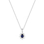 0,77 Karat Pırlantalı Safir Kolye - Venta Jewelry