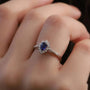 0,78 Karat Pırlantalı Safir Yüzük - Venta Jewelry