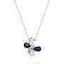 0,81 Karat Renkli Taşlı Pırlanta Kolye, F Renk SI - Venta Jewelry