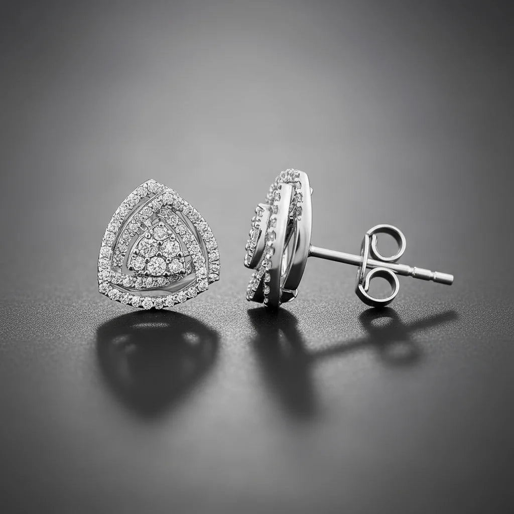 0,83 Karat Coronet Pırlanta Küpe - Venta Jewelry