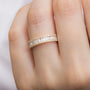0,89 Karat Baget Yarımtur Pırlanta Yüzük "Zühur" - Venta Jewelry