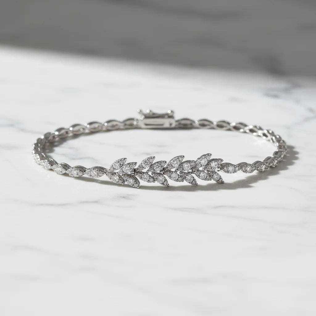 0,97 Karat Tasarım Pırlanta Bileklik - Venta Jewelry