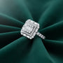 0,99 Karat Tasarım Baget Pırlanta Yüzük - Venta Jewelry