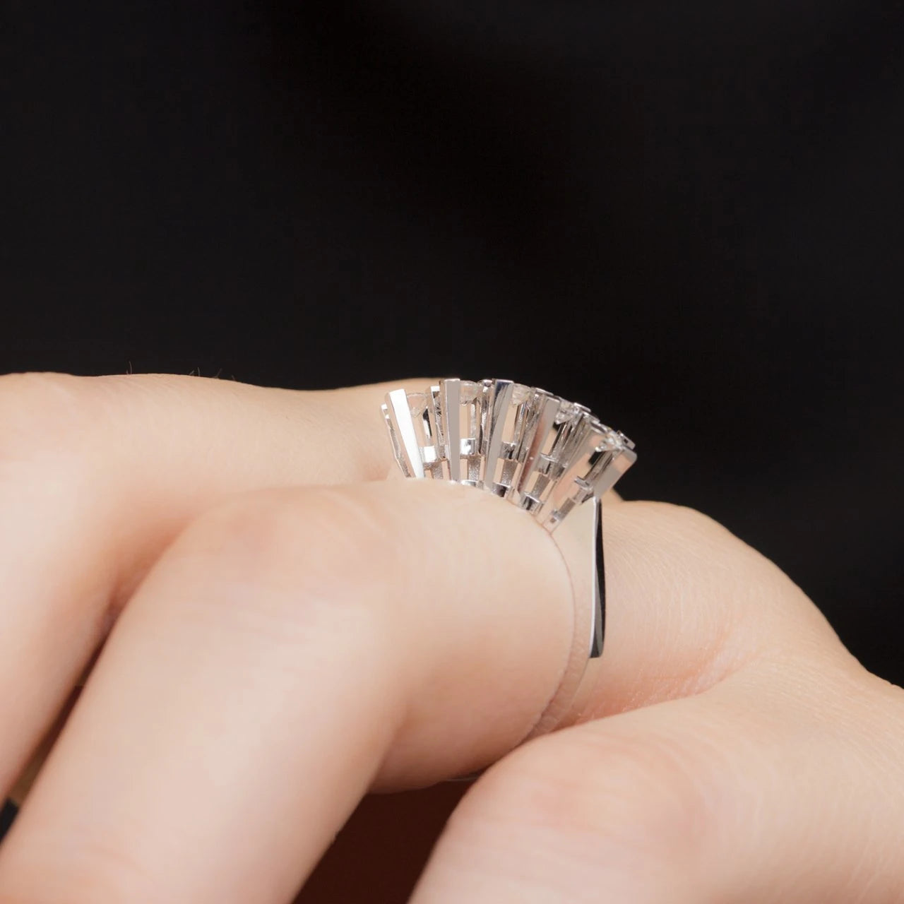 0,45 Karat Beştaş Pırlanta Yüzük "Afitap"