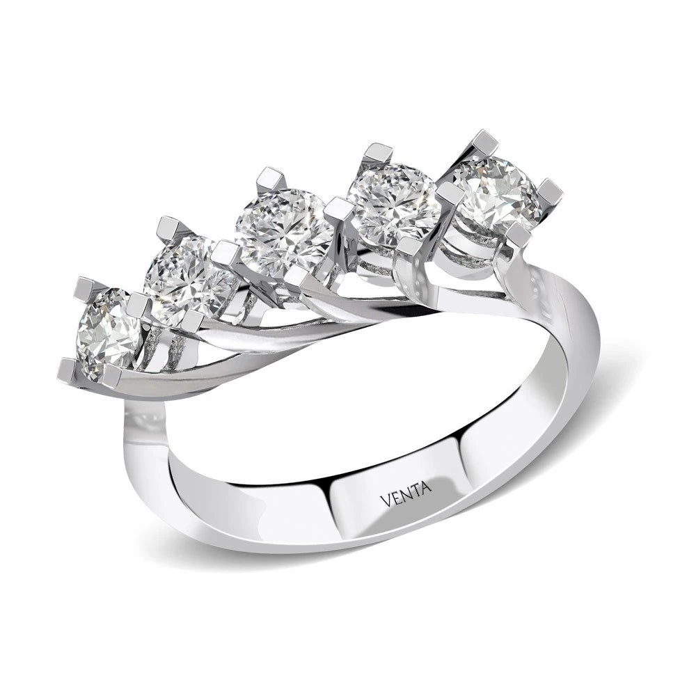 0,80 Karat Beştaş Pırlanta Yüzük "Algın"