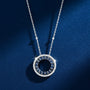 1,02 Karat Pırlantalı Safir Kolye, F Renk SI - Venta Jewelry