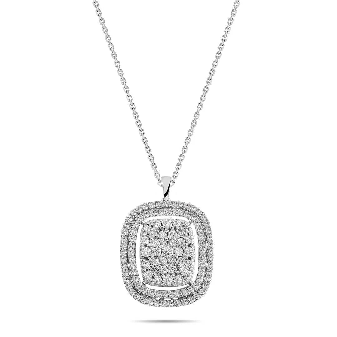 1,02 Karat Tasarım Coronet Pırlanta Kolye - Venta Jewelry