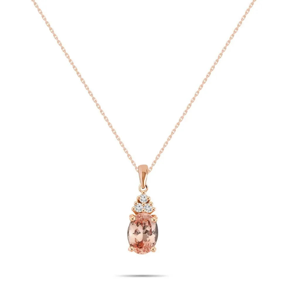 1,17 Karat Pırlanta Citrine Kolye "Orenda", F Renk SI - Venta Jewelry