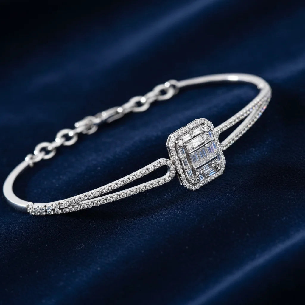 1,20 Karat Baget Pırlanta Bileklik - Venta Jewelry
