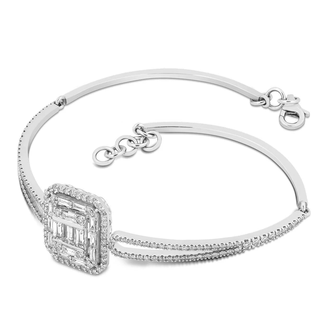 1,20 Karat Baget Pırlanta Bileklik - Venta Jewelry