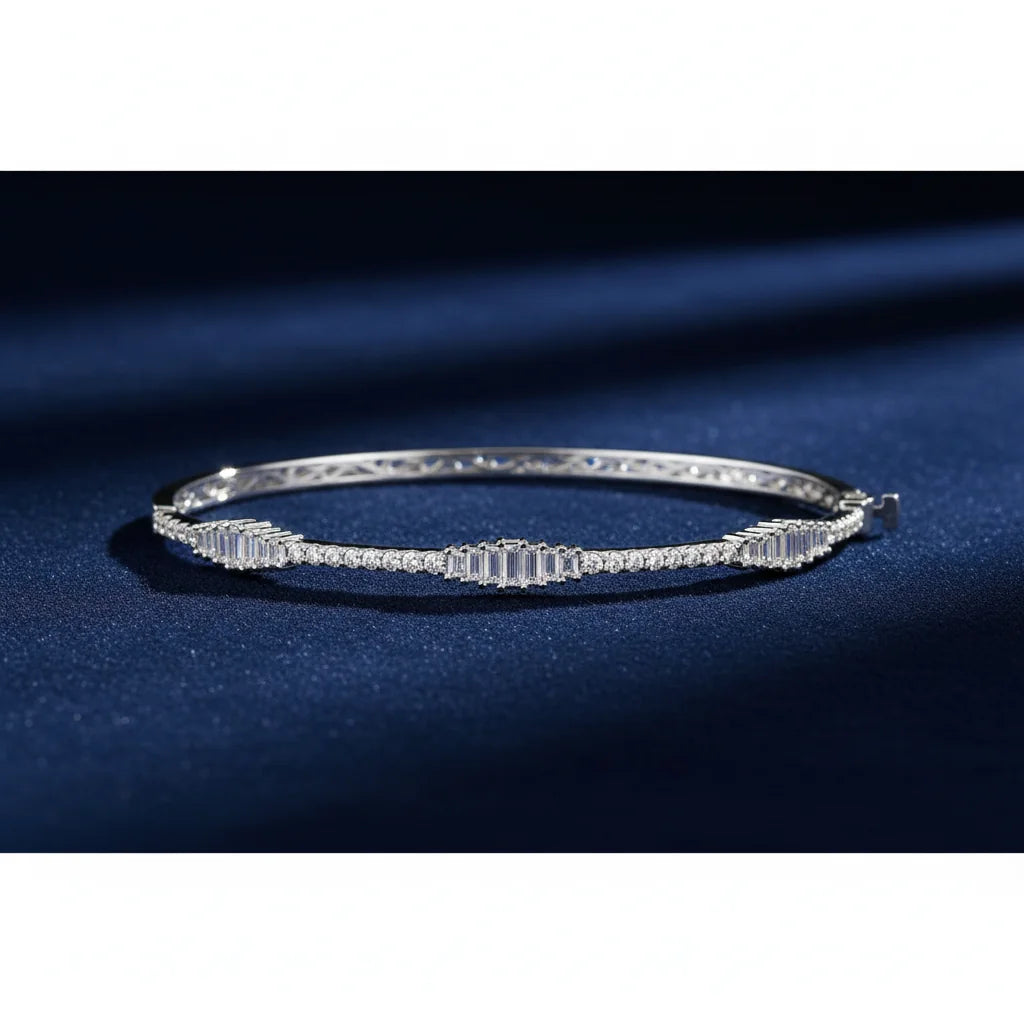 1,24 Karat Baget Pırlanta Bileklik - Venta Jewelry