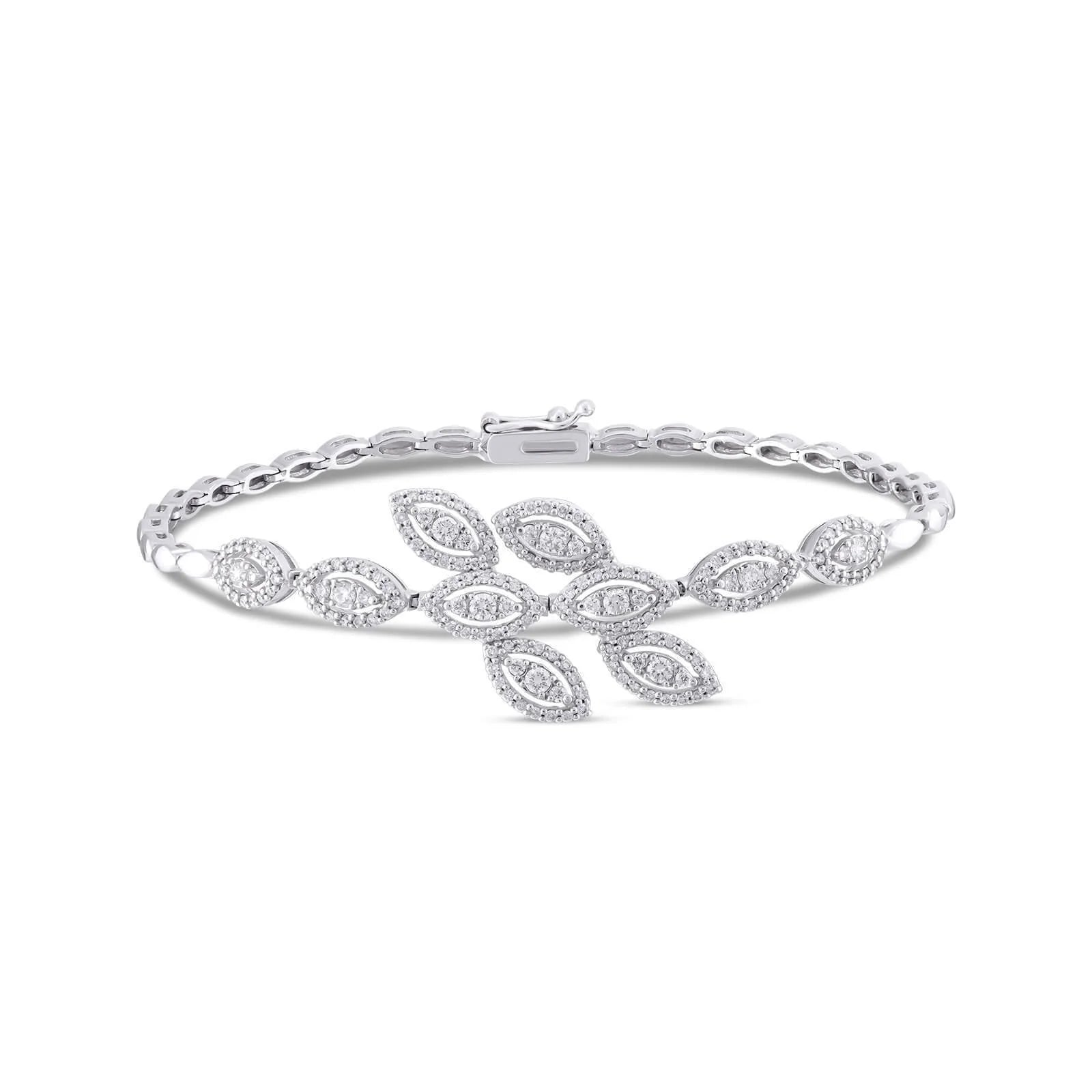 1,24 Karat Tasarım Pırlanta Bileklik - Venta Jewelry