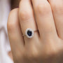 1,33 Karat Pırlantalı Safir Yüzük - Venta Jewelry