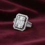 1,41 Karat Tasarım Baget Pırlanta Yüzük - Venta Jewelry