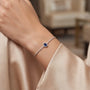 1,43 Karat Pırlantalı Safir Bileklik - Venta Jewelry