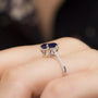 1,65 Karat Pırlantalı Safir Yüzük "Cache" - Venta Jewelry