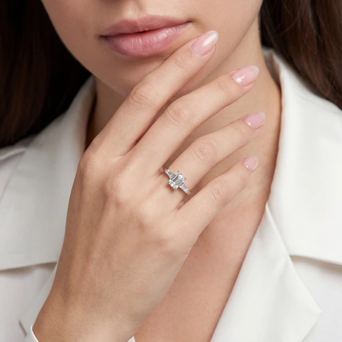 1,84 Karat Özel Kesim Tektaş Pırlanta Yüzük, D Renk VS1 - Venta Jewelry
