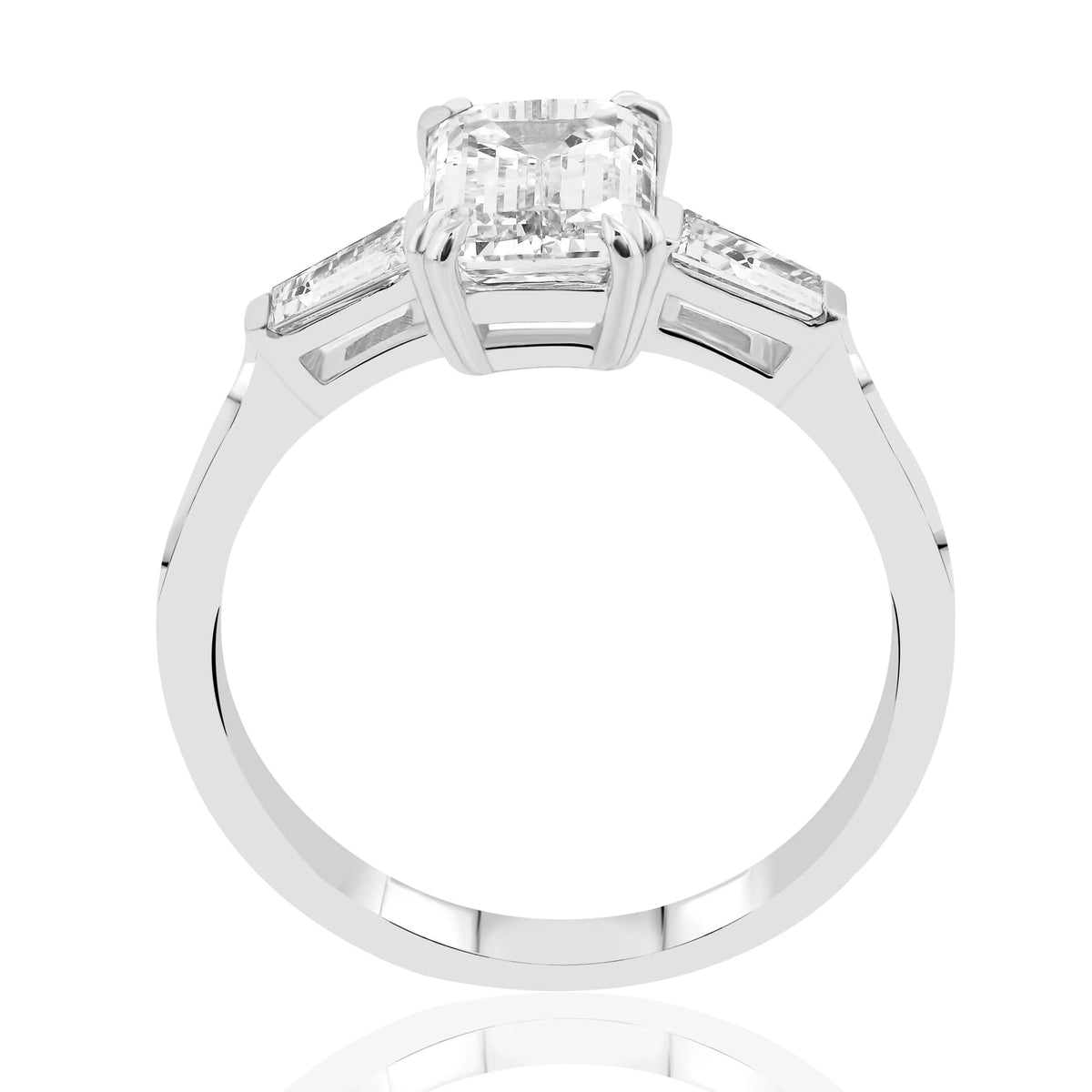 1,84 Karat Özel Kesim Tektaş Pırlanta Yüzük, D Renk VS1 - Venta Jewelry
