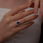 1,93 Karat Pırlantalı Safir Yüzük "Irmak" - Venta Jewelry