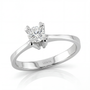 1,00 Karat E Renk SI2 Kalp Tırnaklı Tektaş Pırlanta Yüzük
