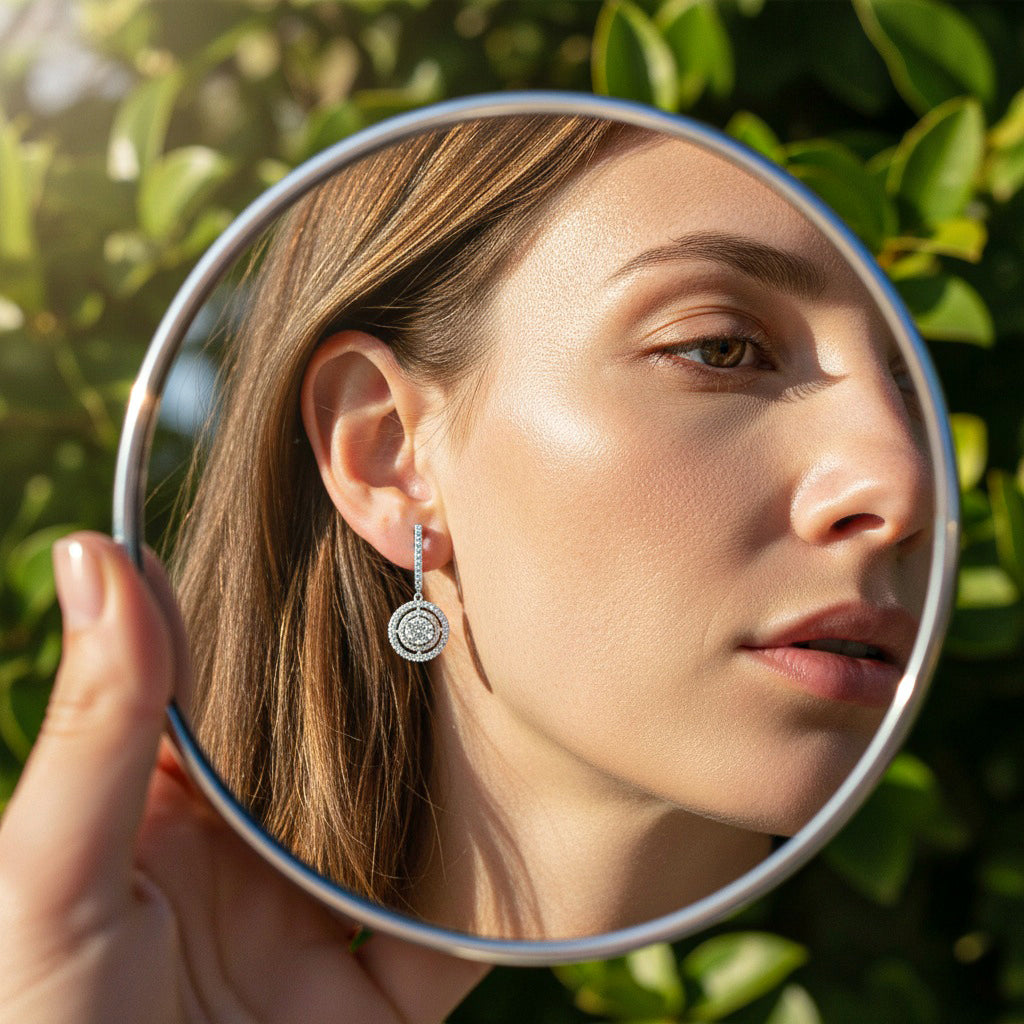 1,17 Karat Coronet Pırlanta Küpe