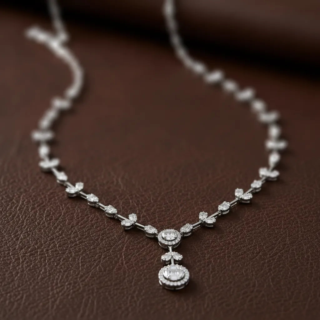 2,37 Karat Pırlanta Gerdanlık, F Renk SI - Venta Jewelry

