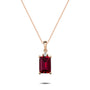 2,47 Karat Pırlantalı Yakut Kolye "Rouge" - Venta Jewelry