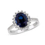 2,93 Karat Pırlantalı Safir Yüzük "Navy" - Venta Jewelry